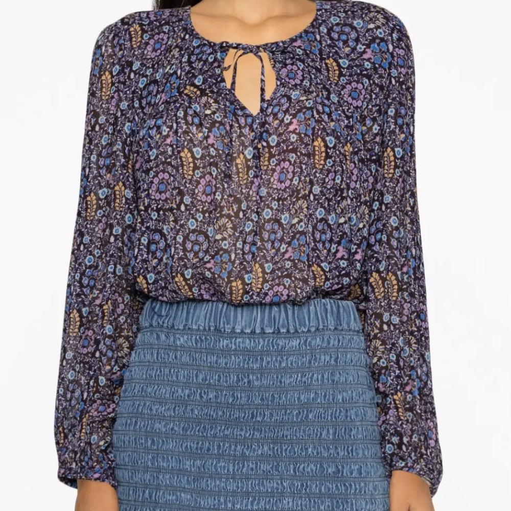 ISABEL MARANT ÉTOILE Daytonea floral-print blouse Size 34 (US S)